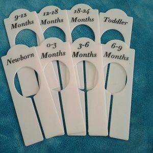 Closet divider tabs newborn to toddler nwt